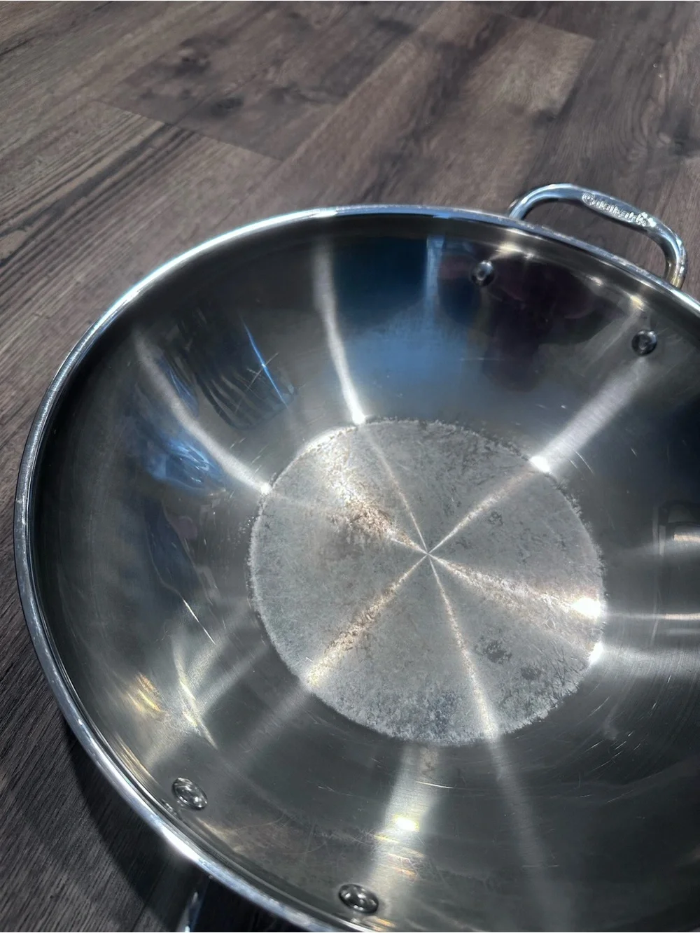 Cuisinart Stainless Steel Wok ~ Silver